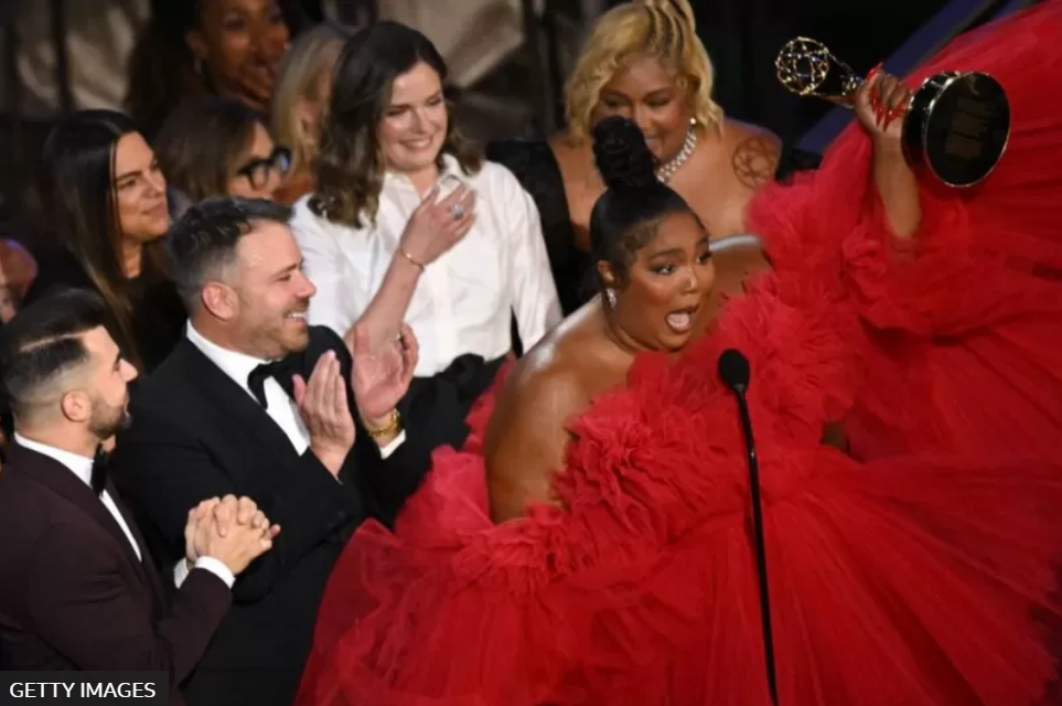 Lizzo se alzó con un Emmy por "Lizzo's Watch Out for the Big Grrrls".