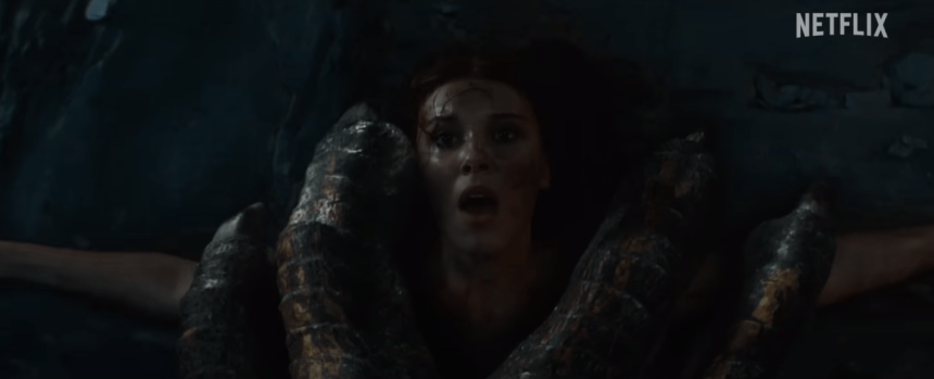 Millie Bobby Brown como Elodie en 'Damsel'