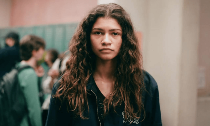 Zendaya como Rue en Euphoria. MARCELL REV/HBO