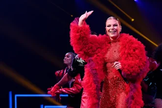 Olga Tañón actúa en la 36ta entrega anual de Premio Lo Nuestro de Univision, el 22 de febrero de 2024 en el Kaseya Center en Miami. Ivan Apfel/Getty Images