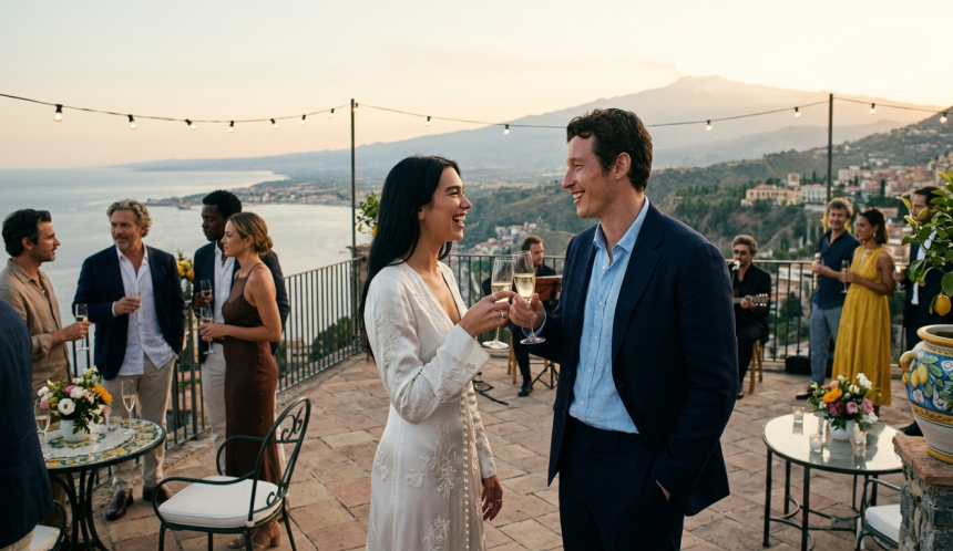 Dua Lipa y Callum Turner