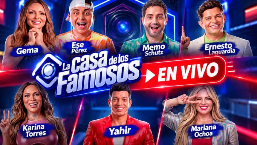 Mariana Ochoa, Karina Torres, Yahir, Gema Garoa, Ernesto Laguardia, Memo Schutz