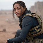 Zoe SaldaÃ±a en la serie Lioness de Taylor Sheridan