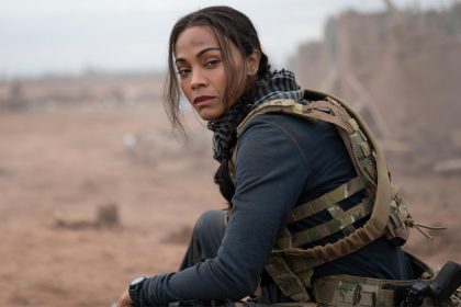 Zoe SaldaÃ±a en la serie Lioness de Taylor Sheridan