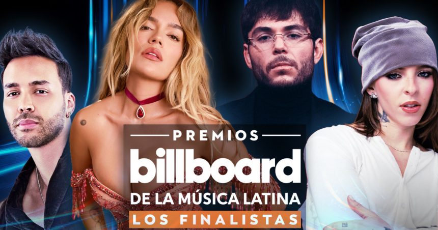 Los Premios Billboard de la Música Latina 2026 revelaron a sus finalistas; la ceremonia será el 22 de octubre en Miami.