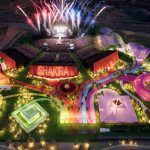 Render de Macondo Park, la ciudad creada para la residencia de Shakira en Madrid (Foto: Live Nation / Bjarke Ingels Group)