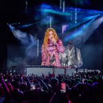 Shakira durante la noche inaugural de su residencia en Madrid, el 18 de septiembre de 2026.