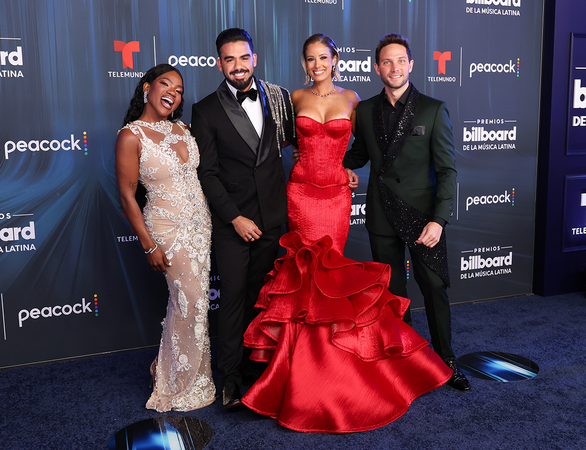 Chiky BomBom, Carlos Adyan, Aleyda Ortiz and Gabriel Coronel