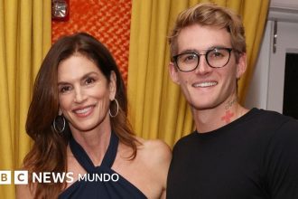 Cindy Crawford y su hijo Presley Gerber