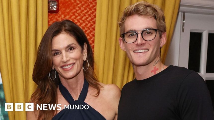 Cindy Crawford y su hijo Presley Gerber