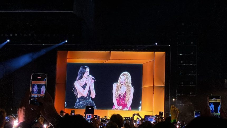 El dueto que paralizó Madrid: Dua Lipa y Shakira unen sus vo